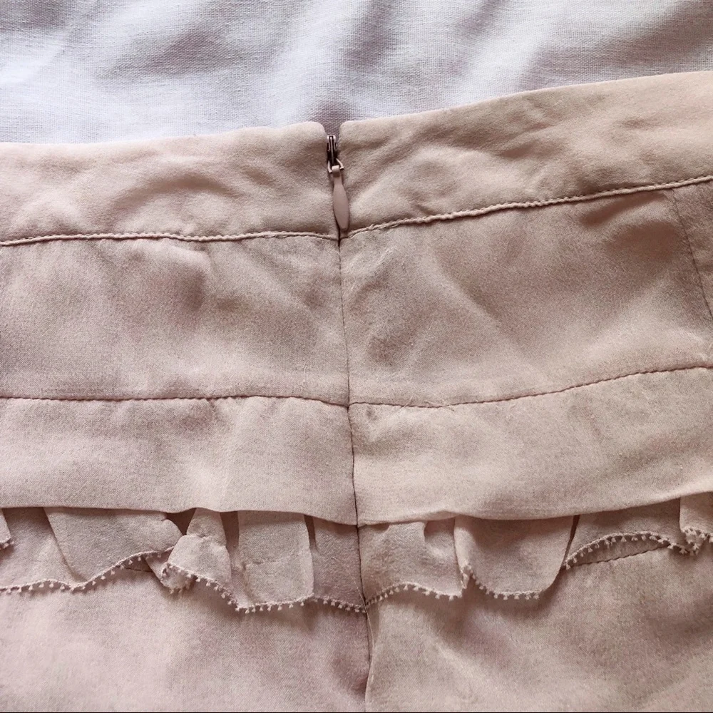 diane von furstenberg ⋆ silk ruffle skirt